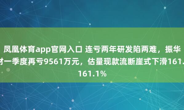 凤凰体育app官网入口 连亏两年研发陷两难，振华新材一季度再亏9561万元，估量现款流断崖式下滑161.1%
